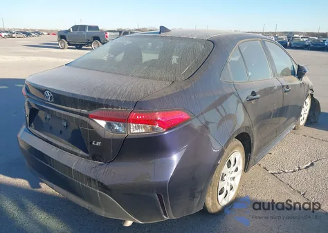 2025 Toyota Corolla Le z USA, uszkodzony, nr VIN 5YFB4MDE3SP238797